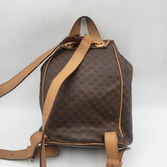 CELINE Macadam Rucksack Backpack Mini canvas leather..Authentic.. main image 4